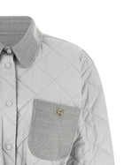 Fabiana Filippi Hybrid Overshirt Grey, view 3
