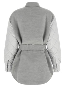 Fabiana Filippi Hybrid Overshirt Grey