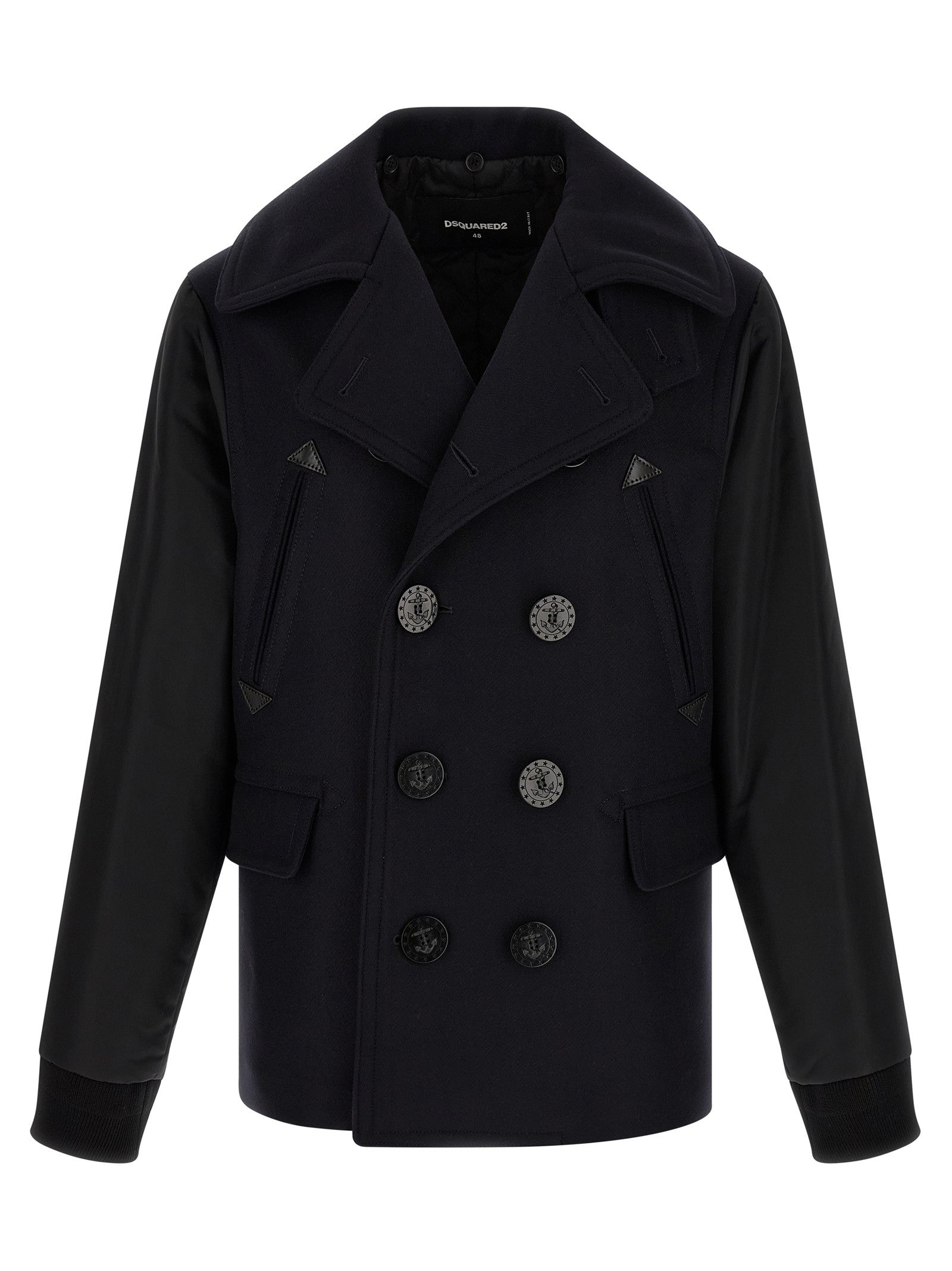 Dsquared2 Hybrid Peacoat Coat Blue