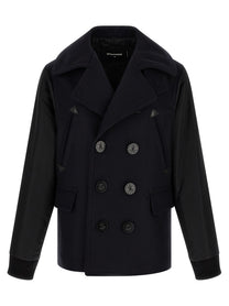Dsquared2 Hybrid Peacoat Coat Blue