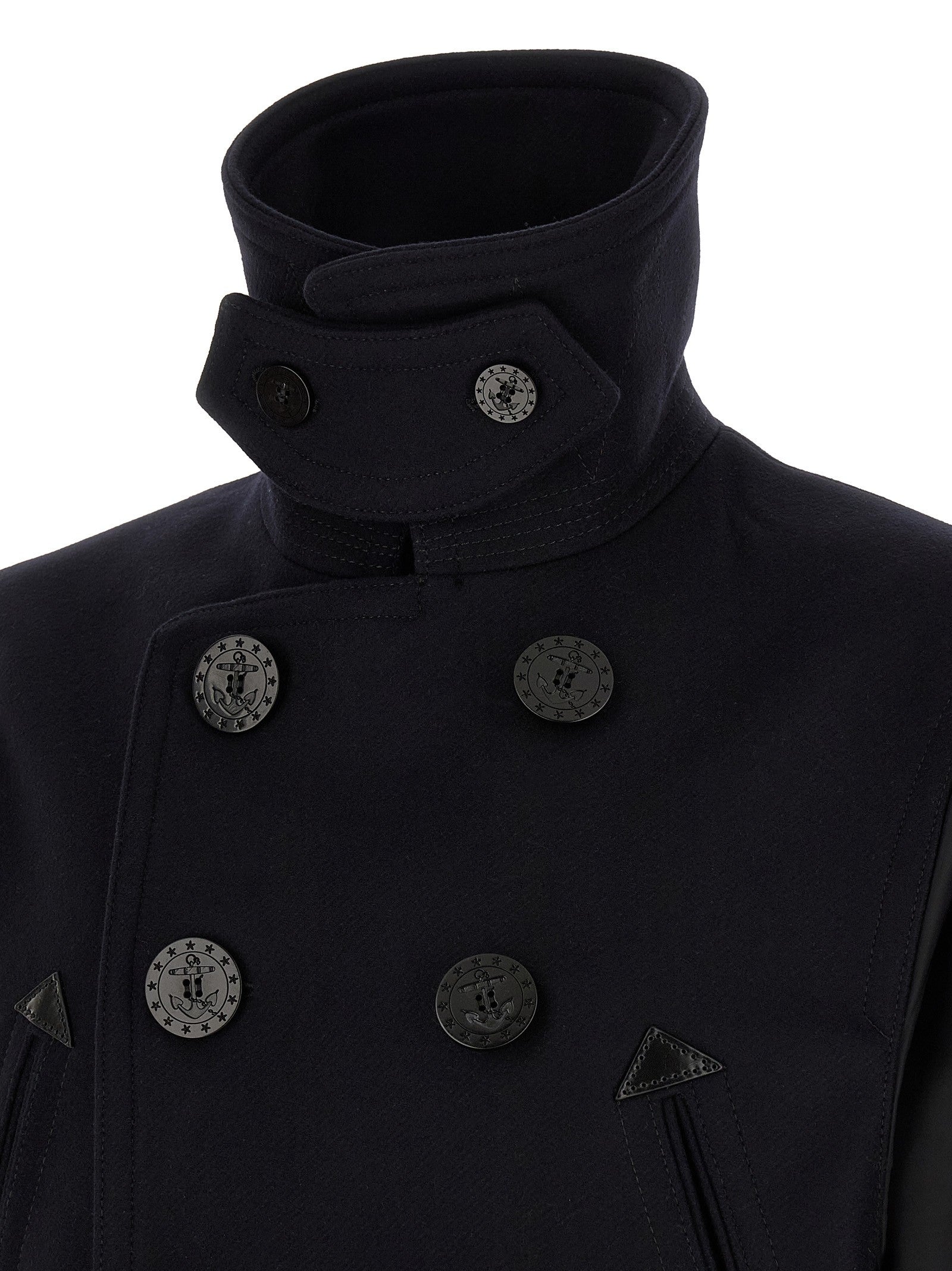 Dsquared2 Hybrid Peacoat Coat Blue