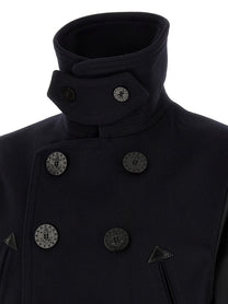 Dsquared2 Hybrid Peacoat Coat Blue