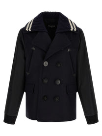 Dsquared2 Hybrid Peacoat Coat Blue