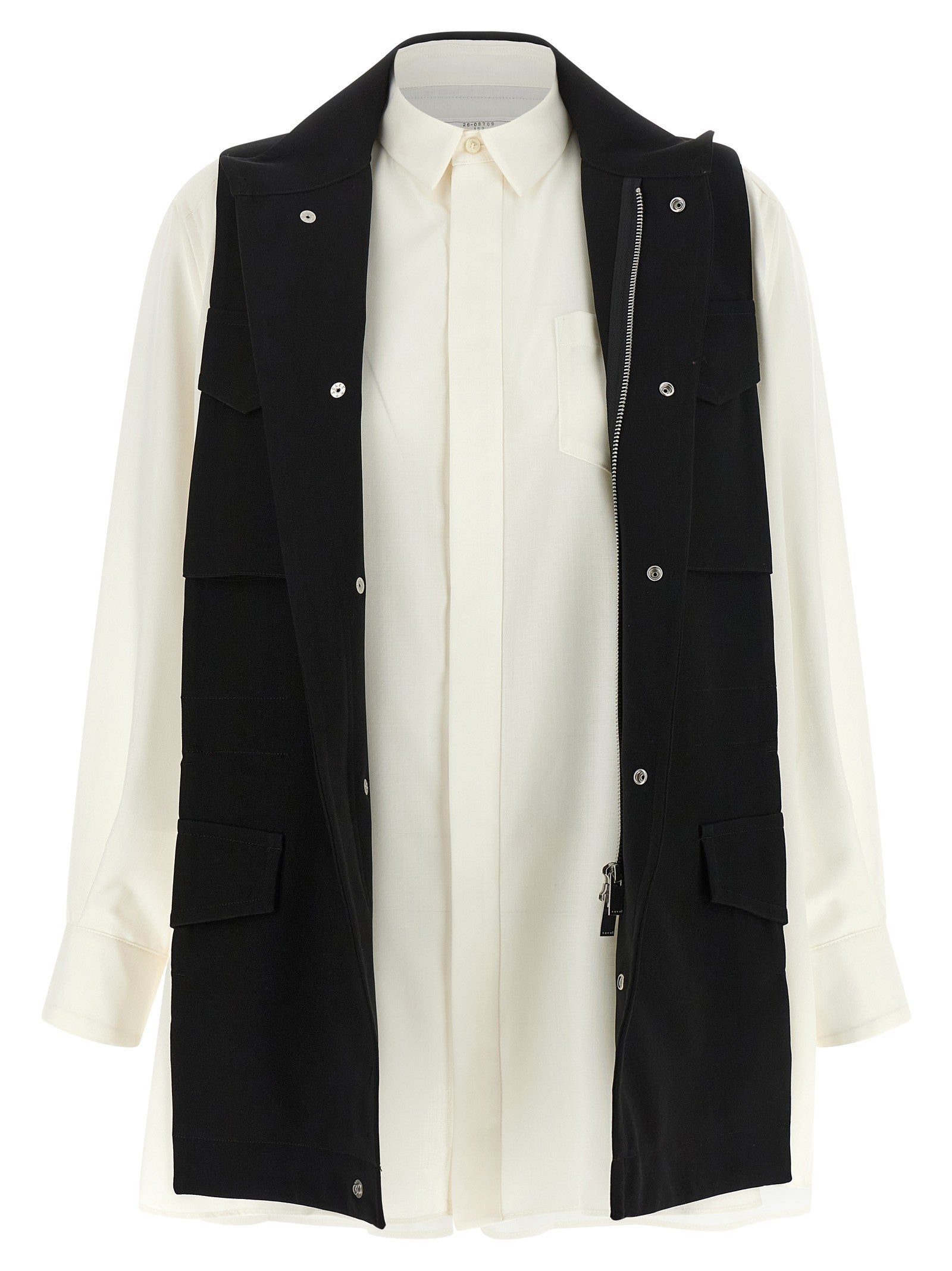 Sacai Hybrid Shirt White