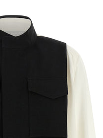 Sacai Hybrid Shirt White