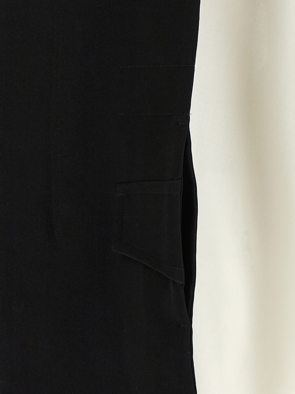 Sacai Women's Bicolor Shirt Black, view 6