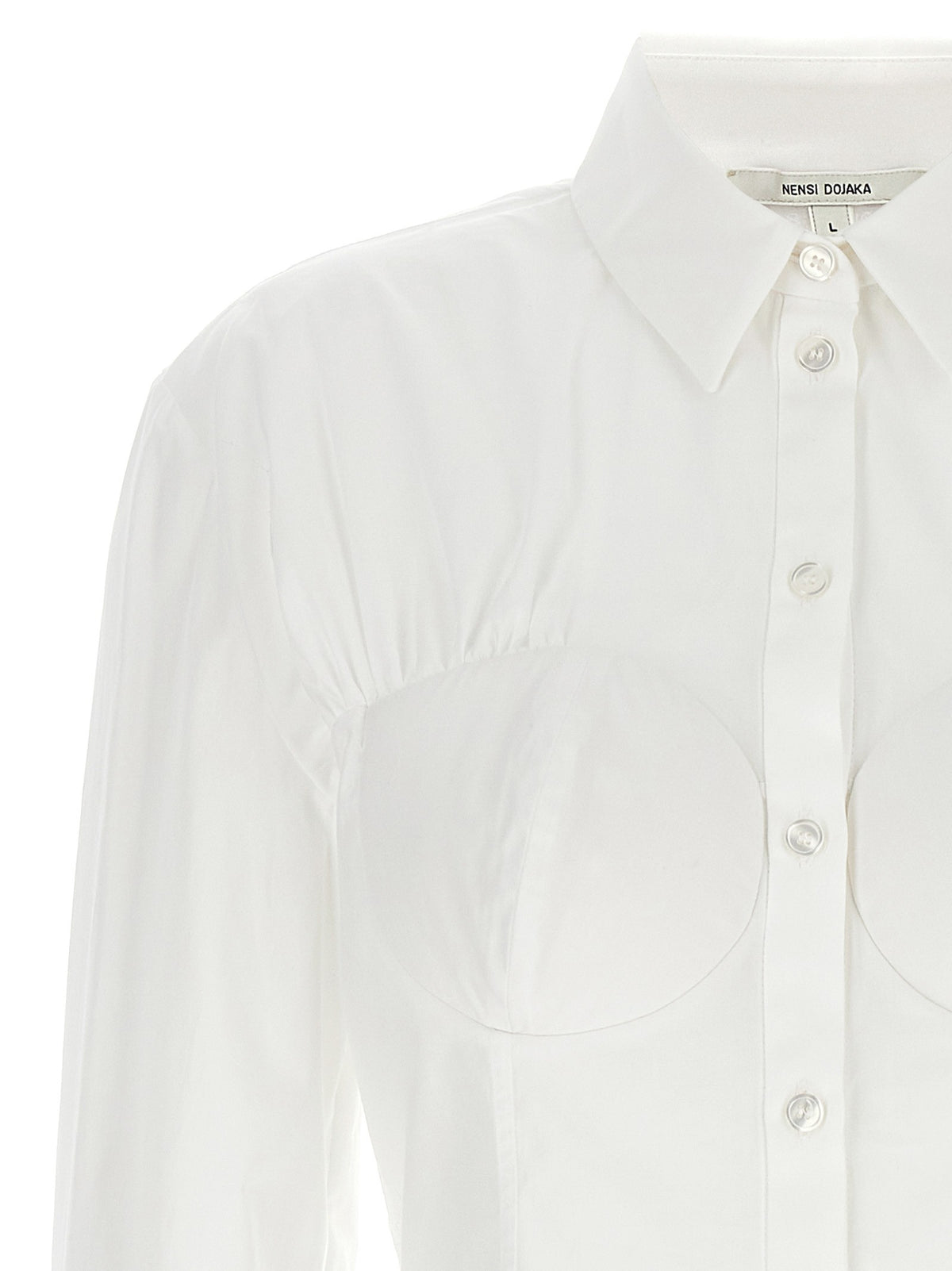 Nensi Dojaka Hybrid Shirt White, view 3
