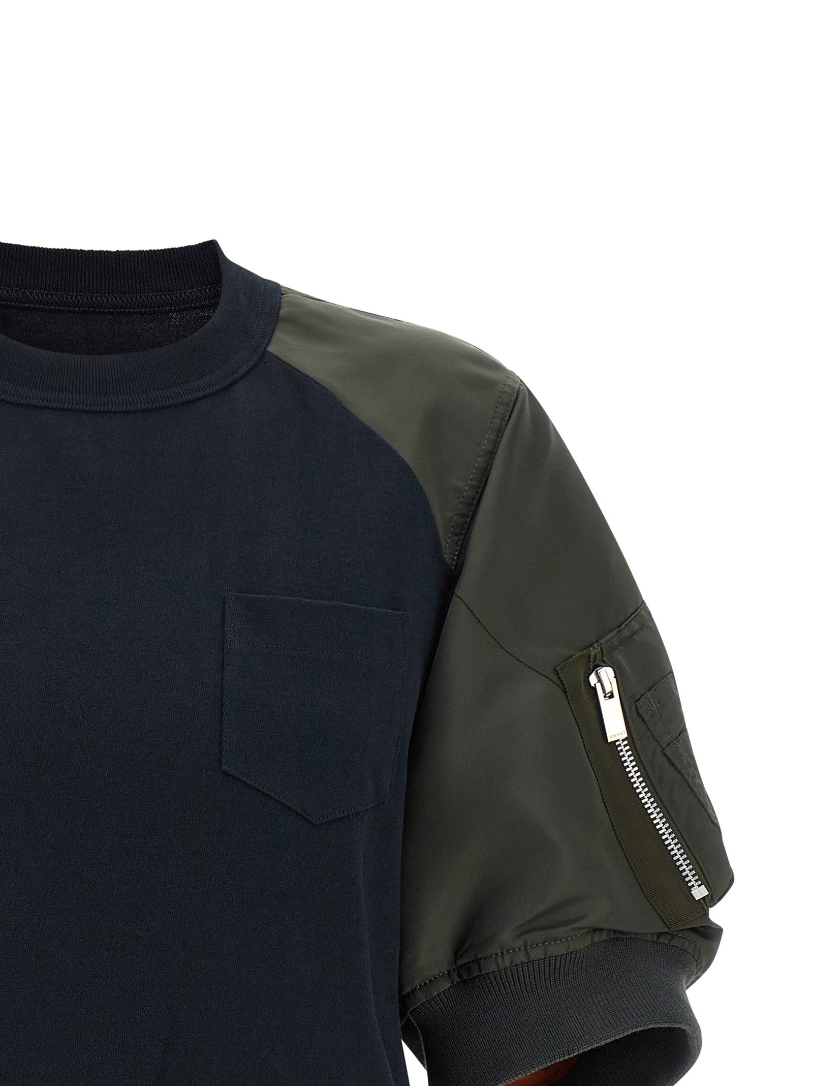 Sacai Hybrid Shirt Blue