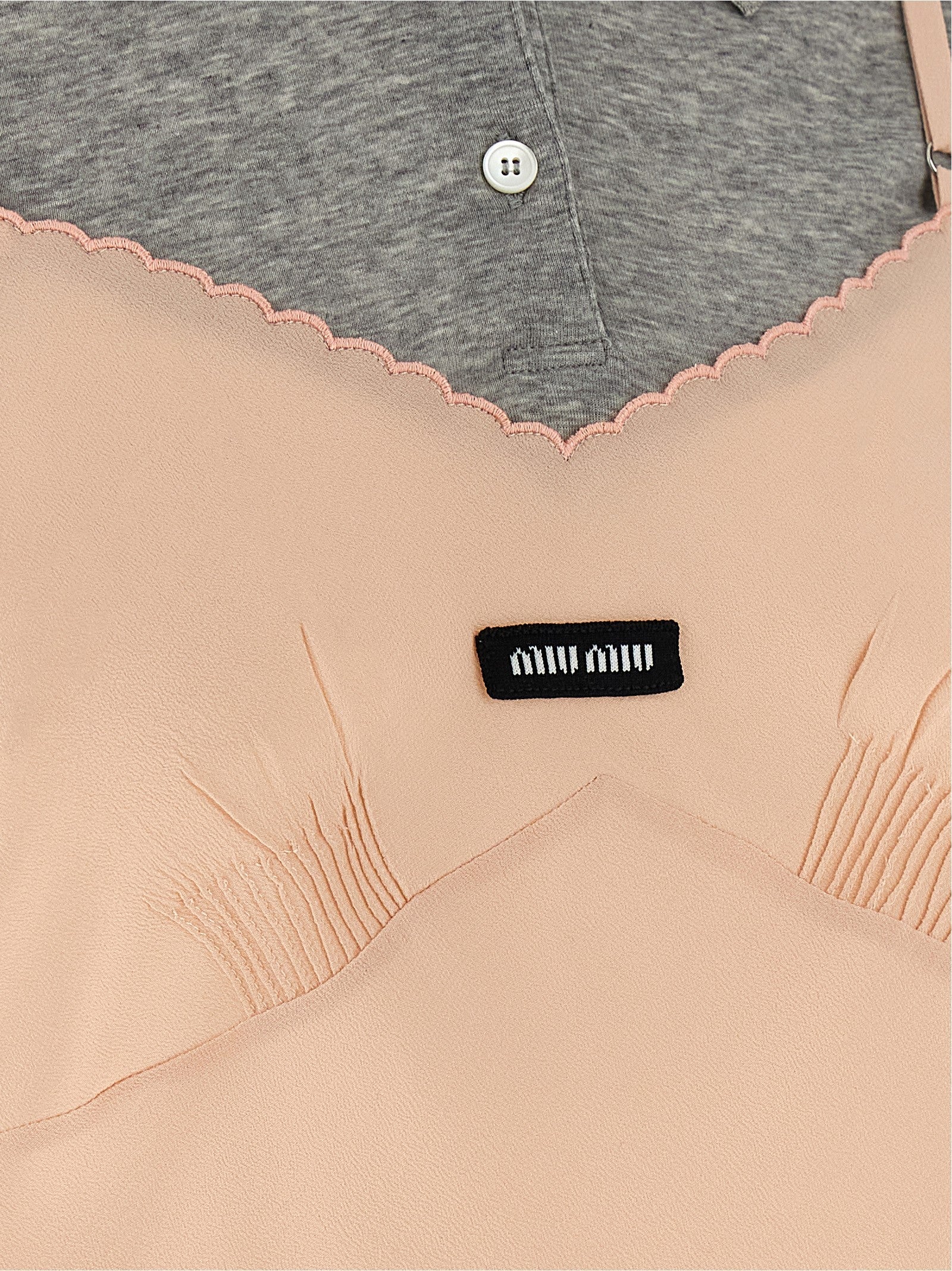 Miu Miu Hybrid Top Gold