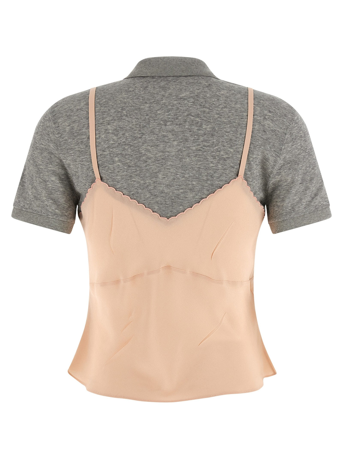 Miu Miu Hybrid Top Gold