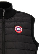 Canada Goose Hybridge® Quilted Kniknit Vest Black, view 3
