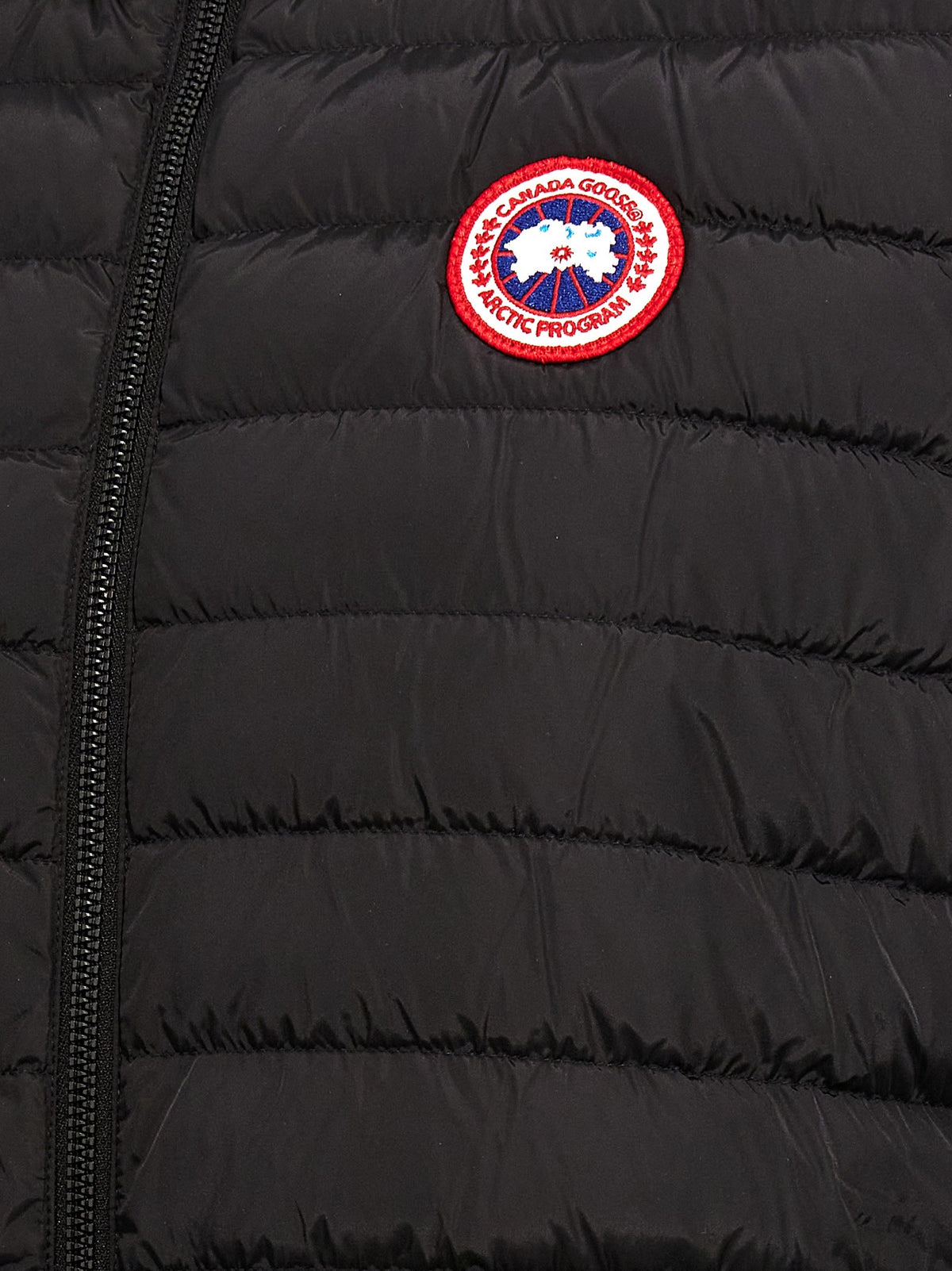 Canada Goose Hybridge® Quilted Kniknit Vest Black, view 4