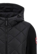 Canada Goose Hybridge® Quilted Knit Jacket Black, view 3