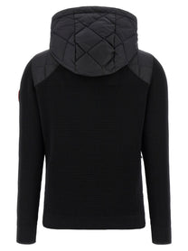 Canada Goose Hybridge® Quilted Knit Jacket Black, view 2
