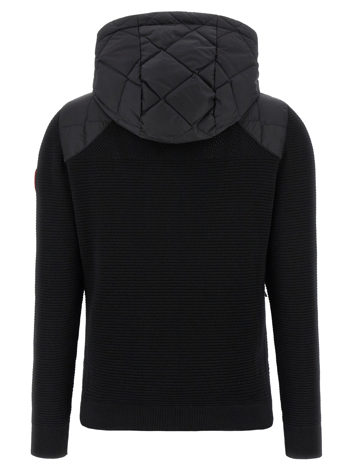 Canada Goose Hybridge® Quilted Knit Jacket Black, view 2