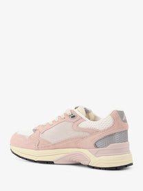AUTRY Women's Hyperway Low Mesh Suede Sneakers Beige