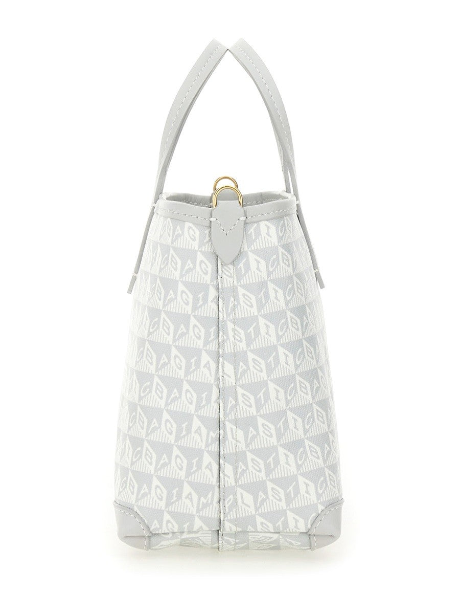 Anya Hindmarch Women's AM Plastic Bag Wink Tote Bag Grey