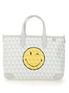 Anya Hindmarch Women's AM Plastic Bag Wink Tote Bag Grey