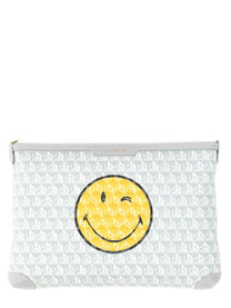 Anya Hindmarch Women's AM Plastic Bag Clutch Multicolor Anya Hindmarch