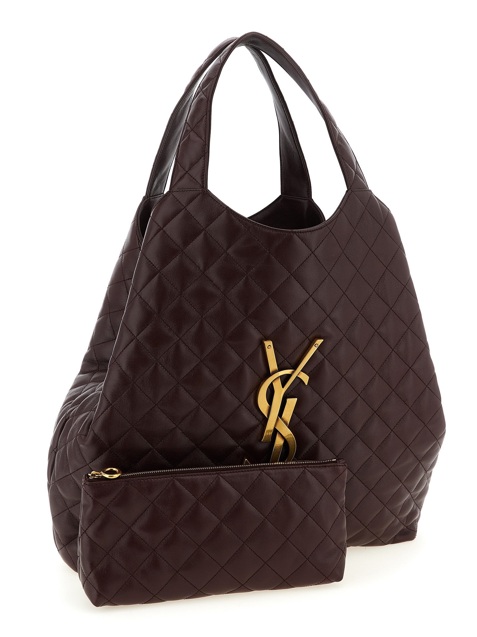 Saint Laurent Icare Maxi Shopping Bag Red