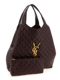 Saint Laurent Icare Maxi Shopping Bag Red