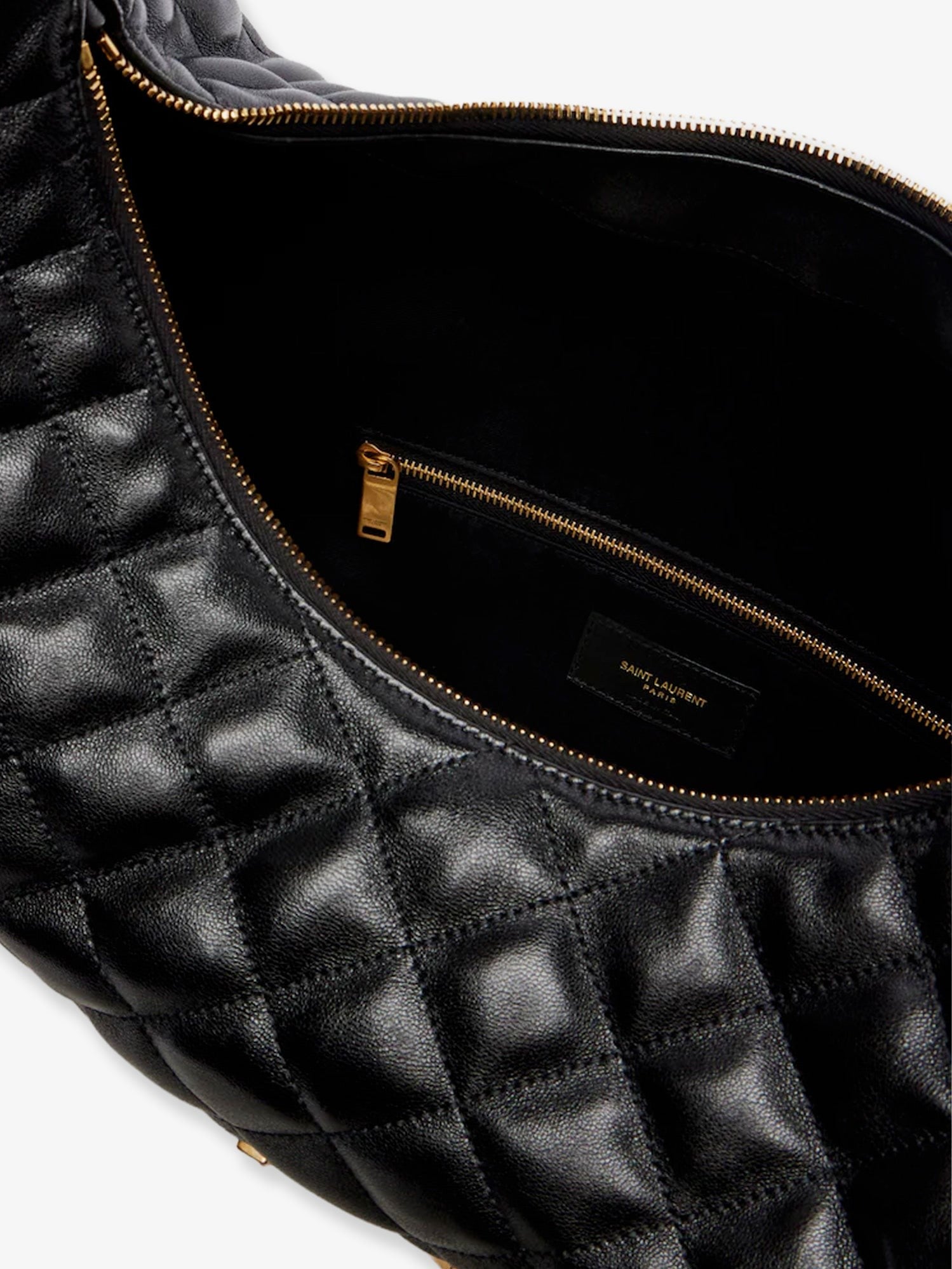 Saint Laurent Women's Icare Quilted Leather Handbag Black