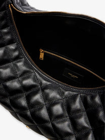 Saint Laurent Women's Icare Quilted Leather Handbag Black