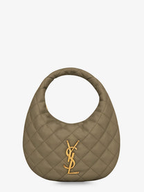 Saint Laurent Women's Icarino Leather Handbag Green