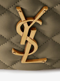 Saint Laurent Women's Icarino Leather Handbag Green
