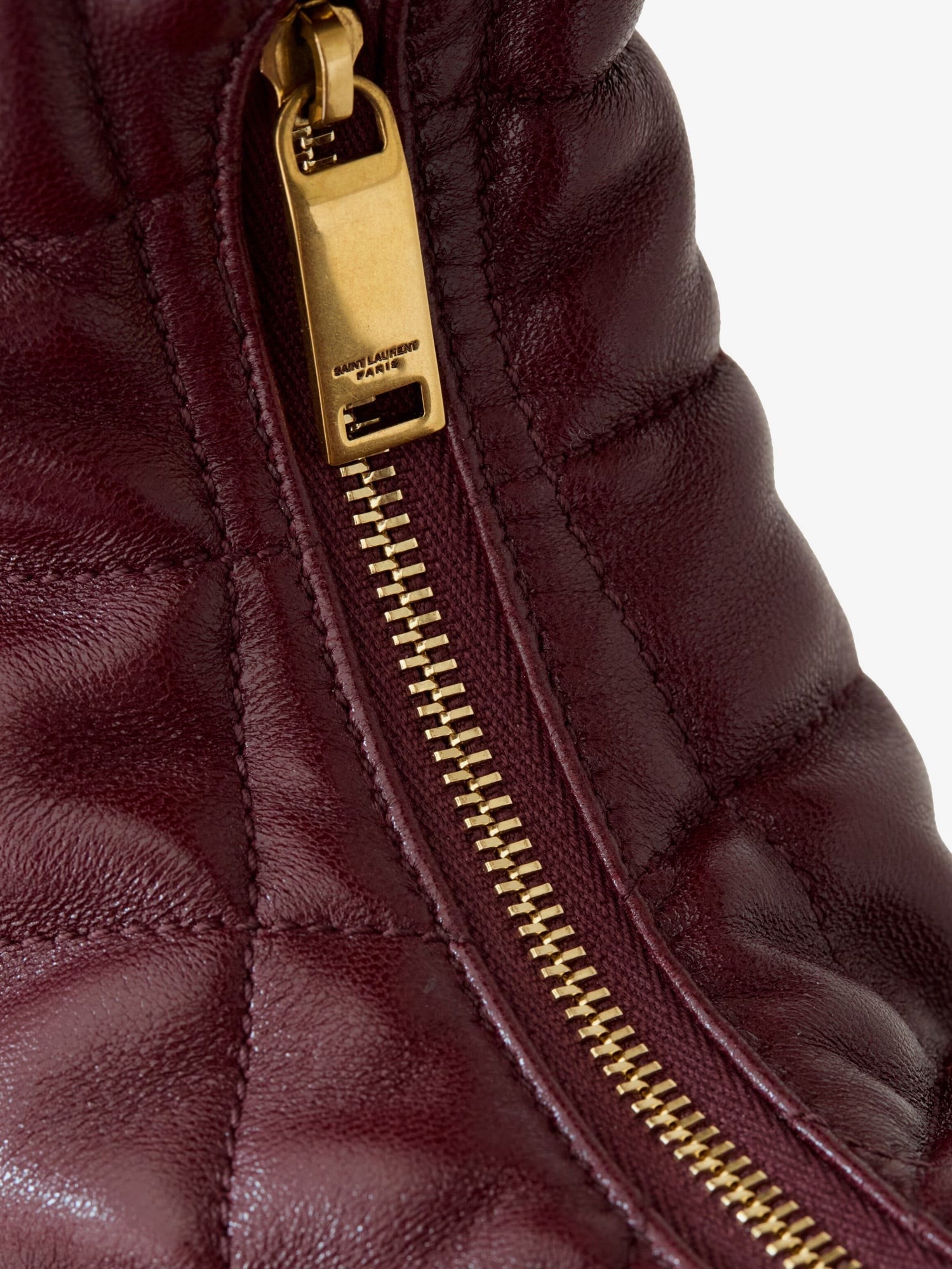 Saint Laurent Women's Icarino Leather Handbag Red