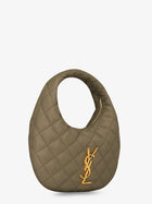 Saint Laurent Women's Icarino Leather Handbag Green, view 3