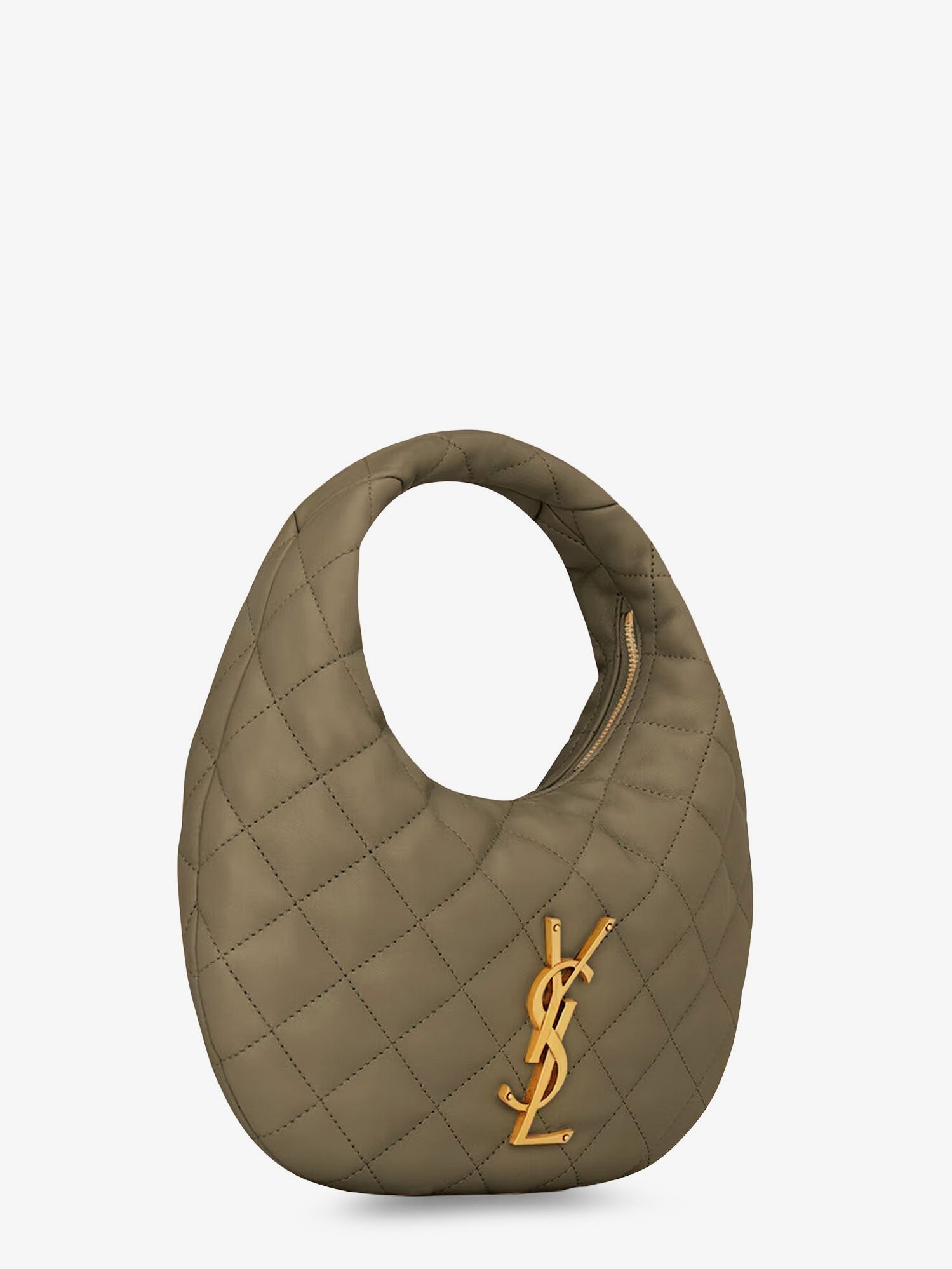 Saint Laurent Women's Icarino Leather Handbag Green