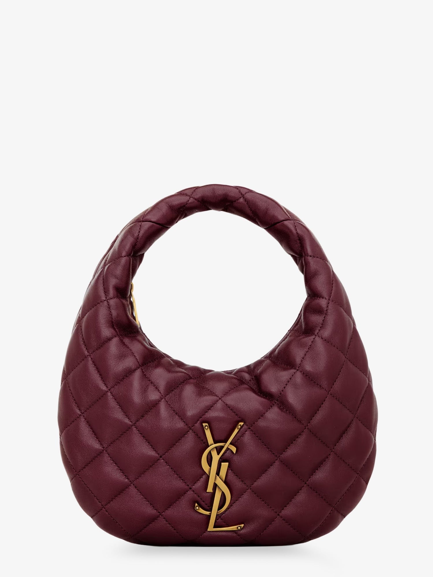 Saint Laurent Women's Icarino Leather Handbag Red