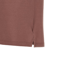 Zanone Ice Cotton Polo Shirt Brown