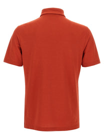 Zanone Ice Cotton Polo Shirt Orange