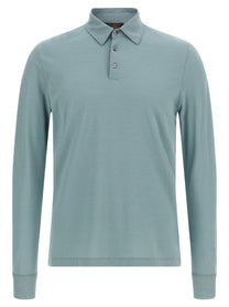 Zanone Ice Cotton Polo Shirt Blue