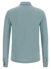 Zanone Ice Cotton Polo Shirt Blue