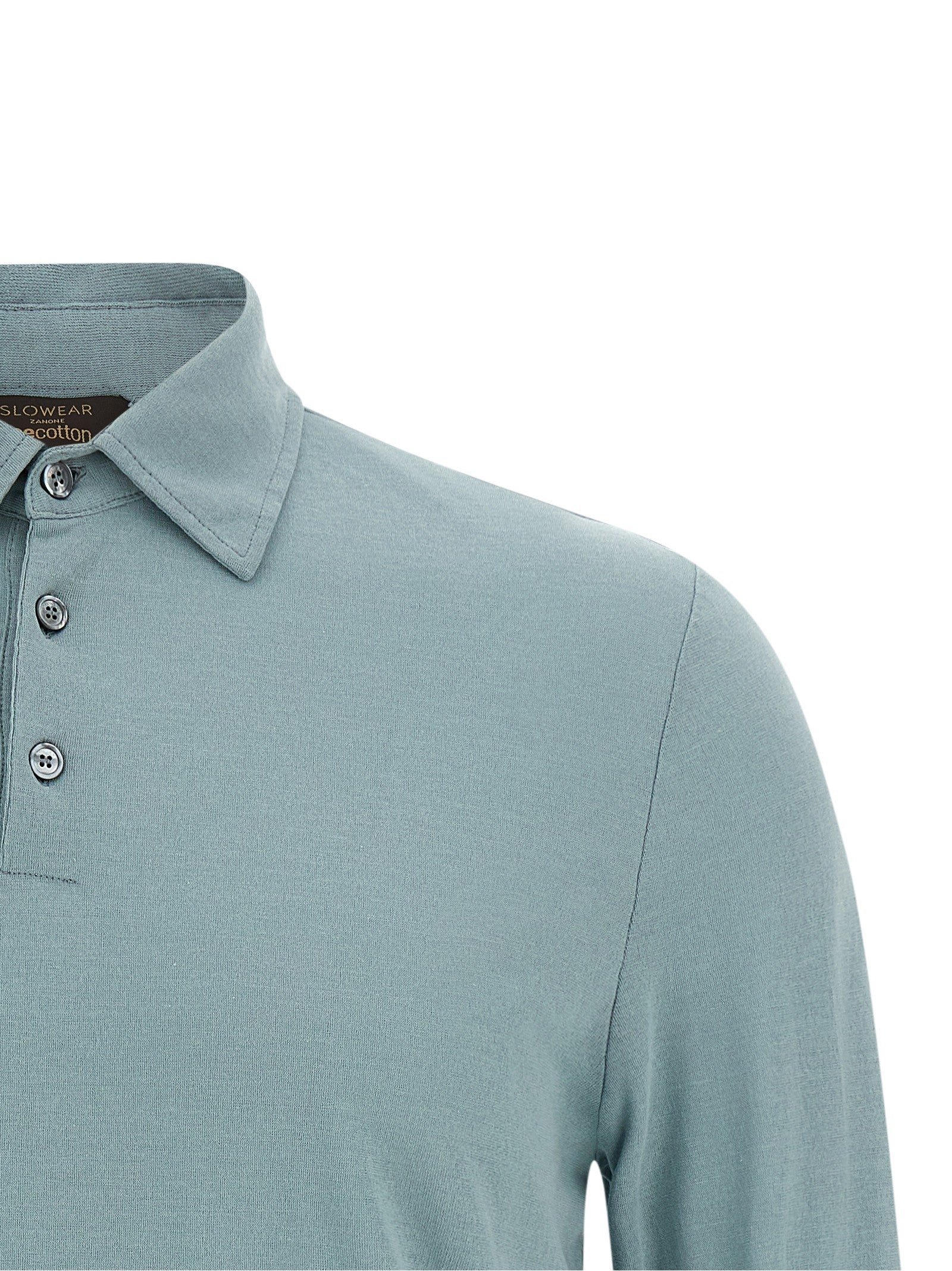 Zanone Ice Cotton Polo Shirt Blue