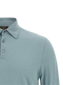 Zanone Ice Cotton Polo Shirt Blue