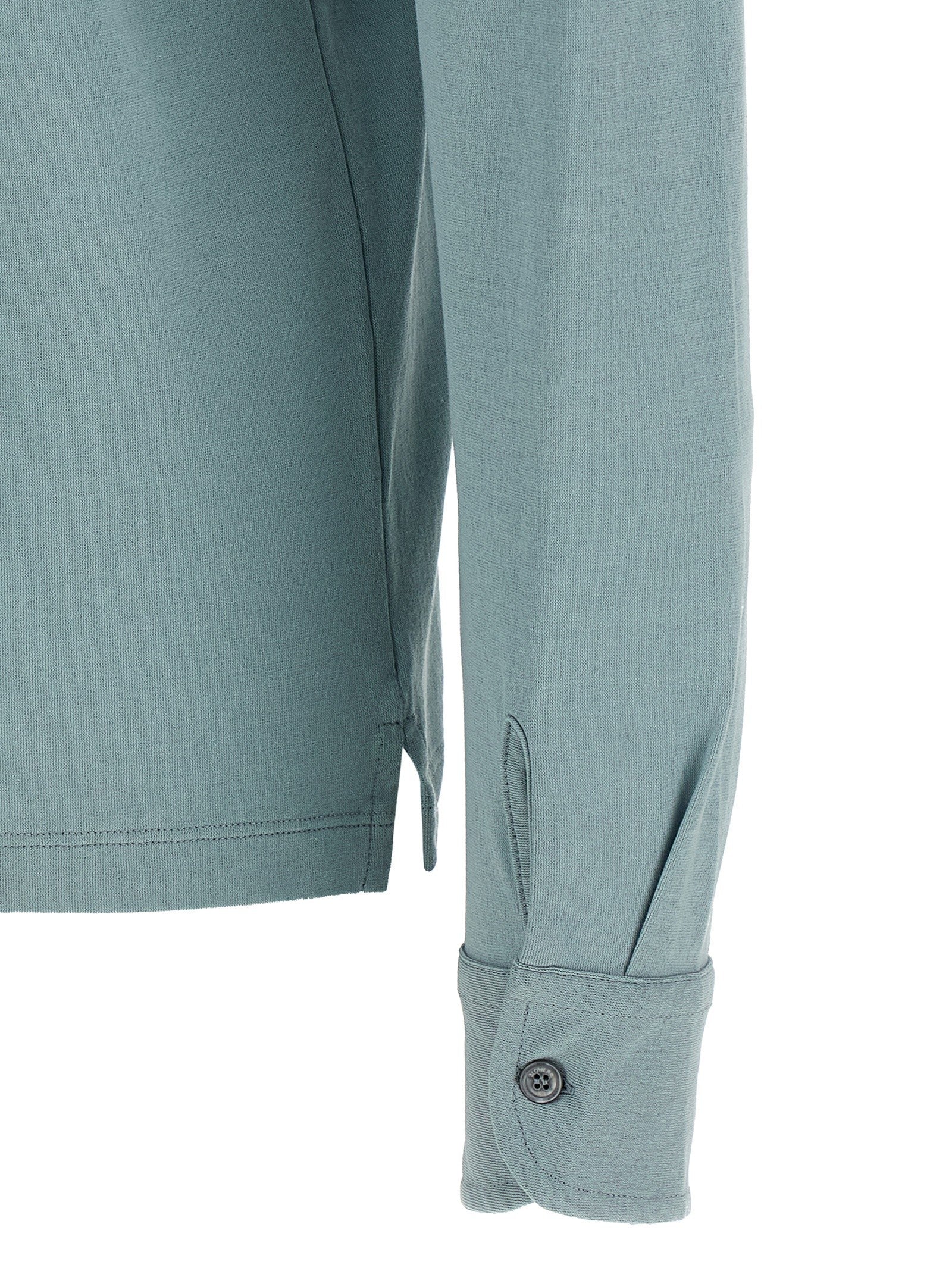 Zanone Ice Cotton Polo Shirt Blue