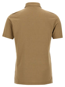 Zanone Ice Cotton Polo Shirt Beige