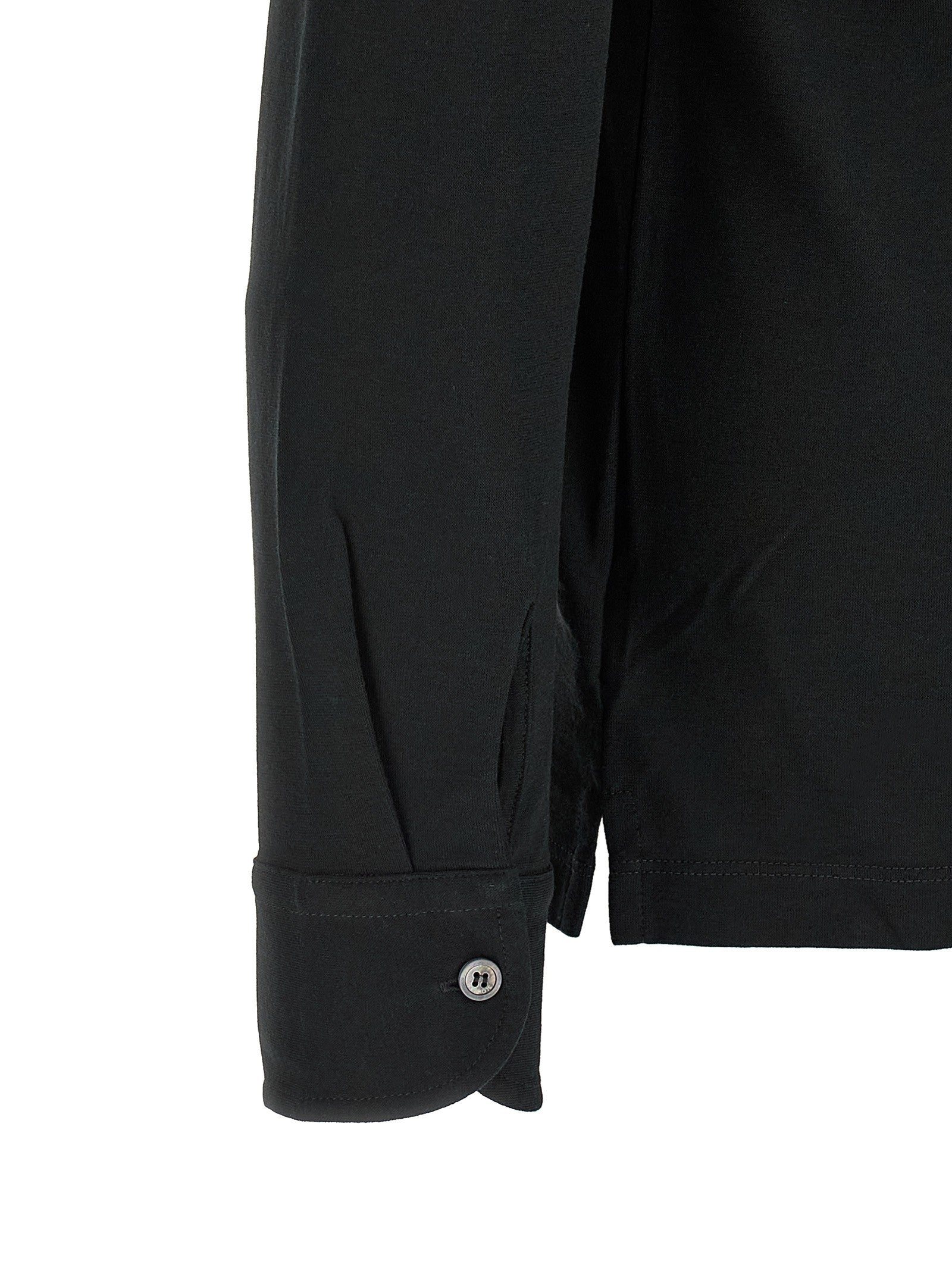 Zanone Ice Cotton Polo Shirt Black