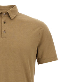 Zanone Ice Cotton Polo Shirt Beige