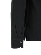 Zanone Ice Cotton Polo Shirt Black, view 4