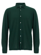 Zanone Ice Cotton Shirt Green