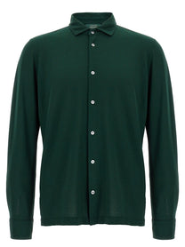 Zanone Ice Cotton Shirt Green