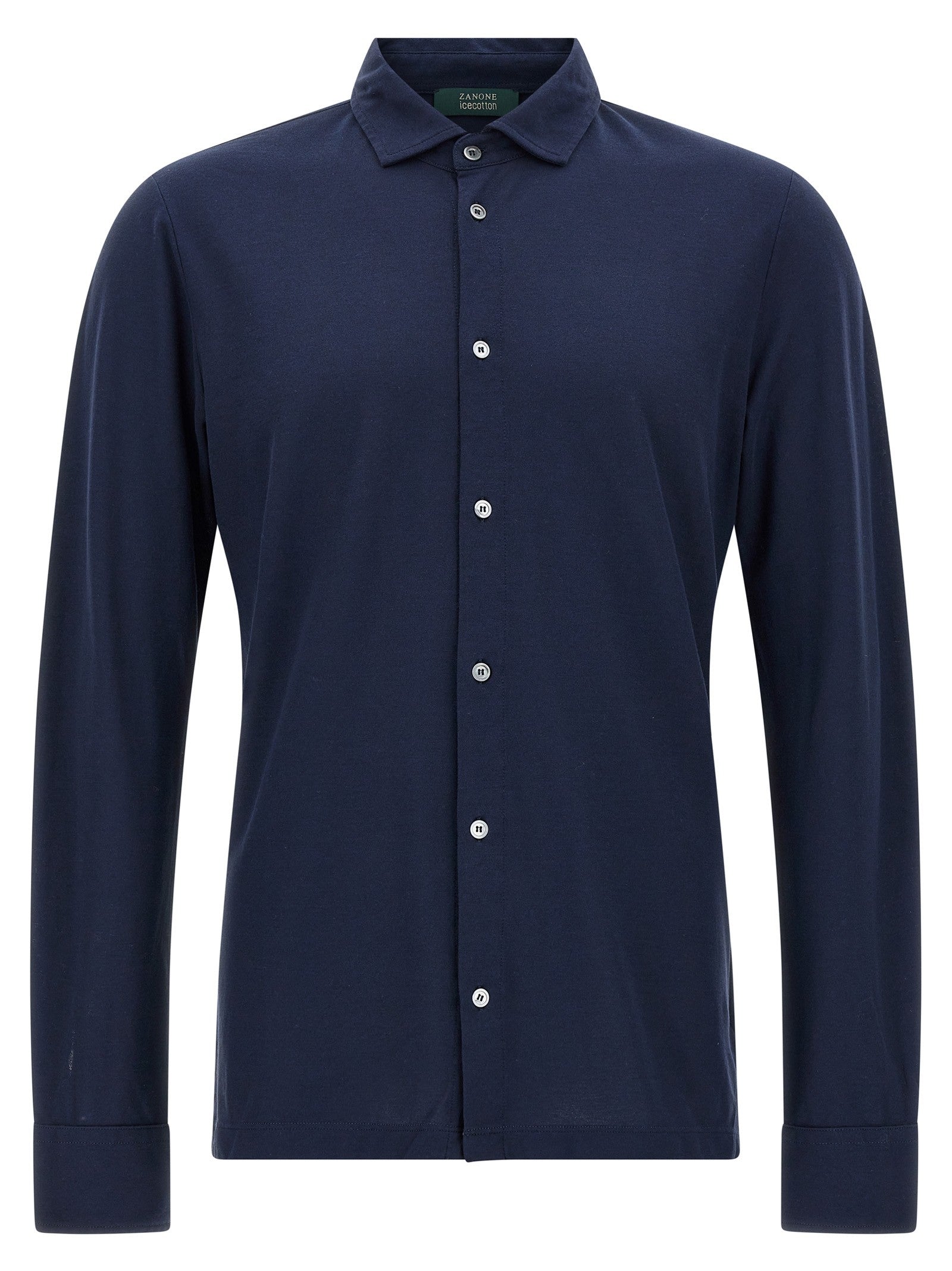 Zanone Ice Cotton Shirt Blue