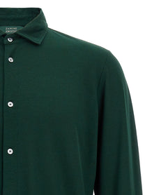 Zanone Ice Cotton Shirt Green