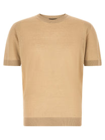 Zanone Ice Lino Sweater Beige