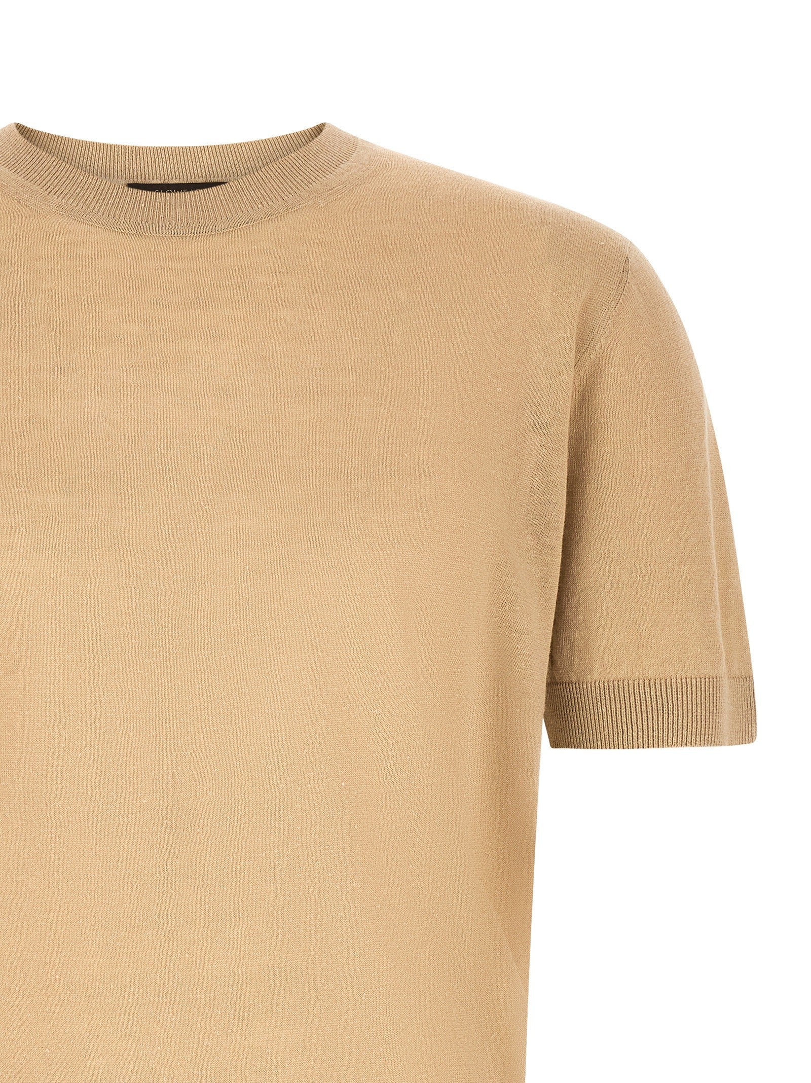 Zanone Ice Lino Sweater Beige
